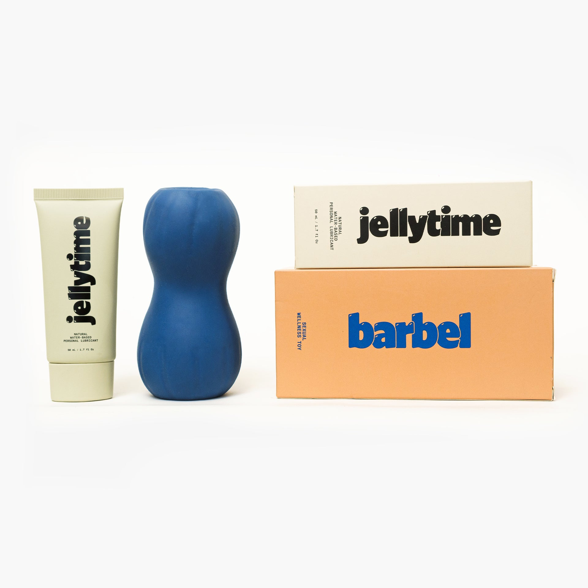 Jellytime Barbel Bundle | Barbel Male Stroker + Jellytime Natural Water-based Personal Lubricant